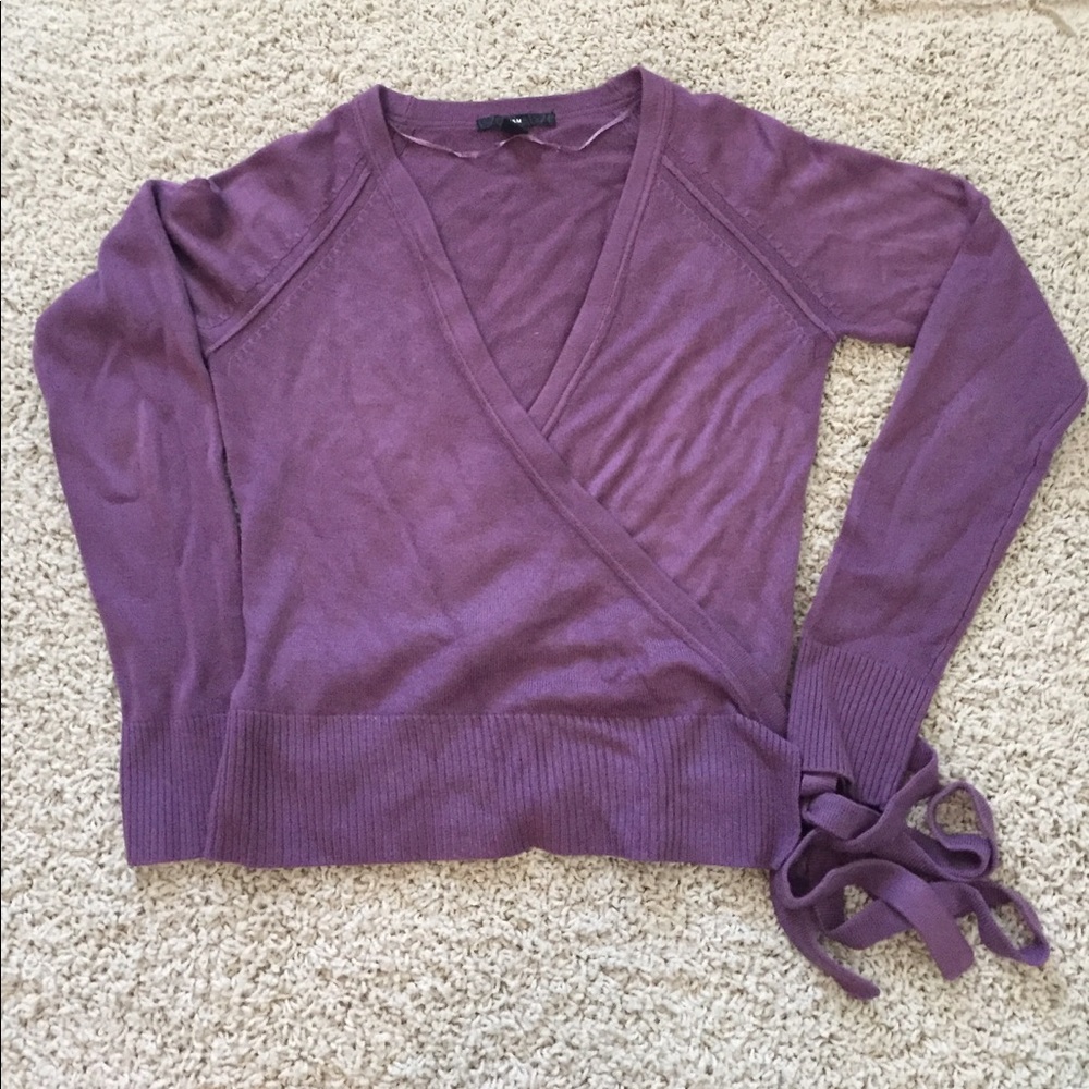 Wrap sweater